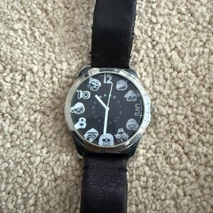 Marc by Marc Jacobs Stainless Steel Funny Faces Black Watch Cute & fun